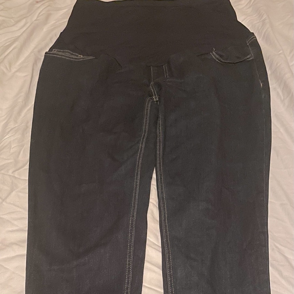 Time and Tru Women’s Maternity Skinny Jeans with Full Panel Size: L